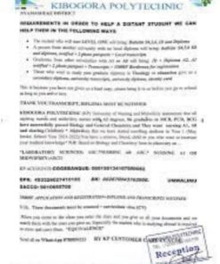 buy degree from the Kibogora Polytechnic university