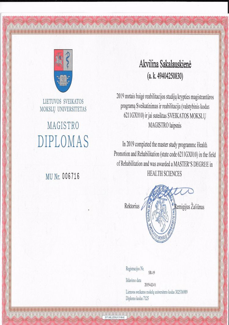 Buy college degree from The Lietuvos sveikatos mokslu universitetas