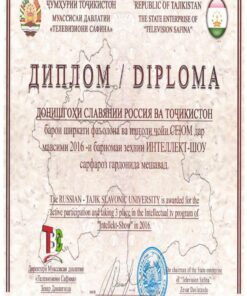 buy degree from the Russian-Tajik Slavonic University