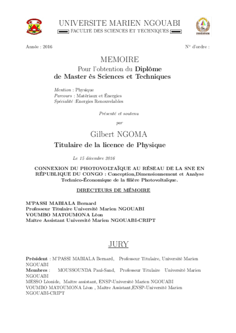 buydegree from the Université Marien Ngouabi