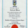 buydegree from the University of Science and Technology
