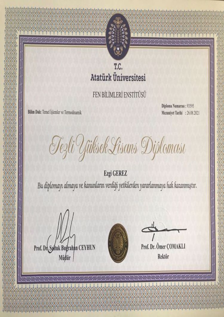 Buy college degree from the Atatürk Üniversitesi