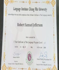 Buy college degree from the Chiang Mai University