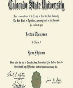 Buy college degree from The Colorado State University