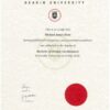 Buy college degree from the Deakin University