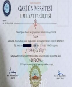 Buy college degree from the  Gazi Üniversitesi