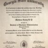 Buy college degree from The Georgia State University
