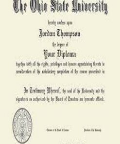 Buy college degree from The Ohio University