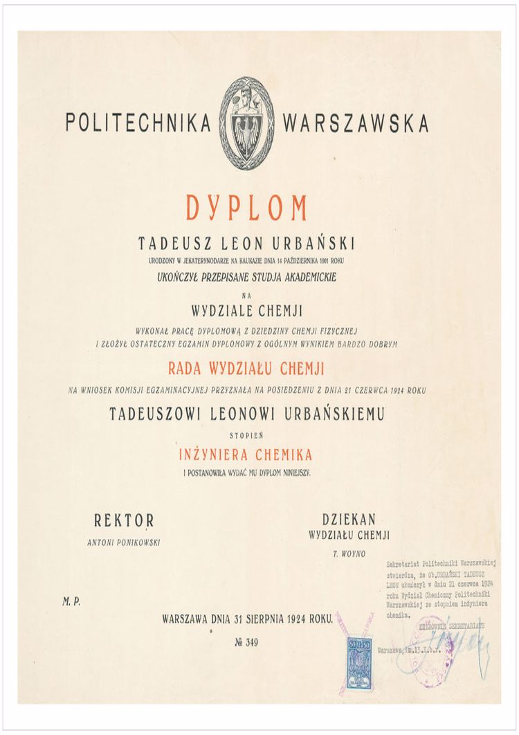 Buy college degree from the Politechnika Warszawska