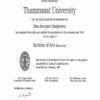 Buy college degree from the Thammasat University