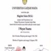 Buy college degree from the Universitas Gadjah Mada