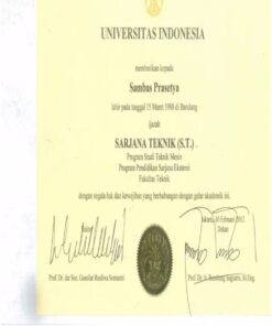 Buy college degree from the Universitas Indonesia
