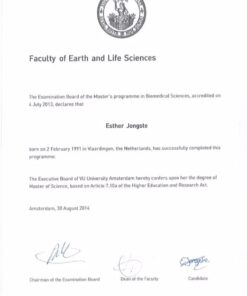 Buy college degree from The Universiteit van Amsterdam