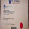 Buy college degree from The Universiti Malaya