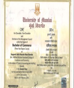 Buy college degree from The University of Mumbai